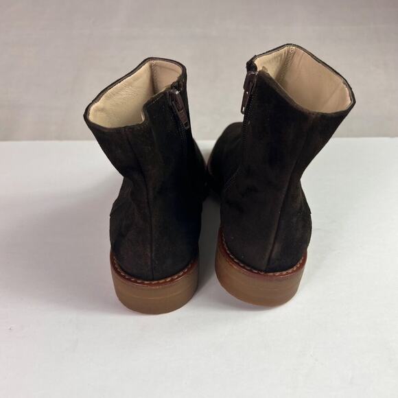 Anne Klein Womens Suede Leather Low Heel Ankle Booties Shorties - Picture 15 of 16